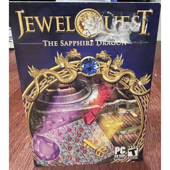 Jewel Quest The Sapphire Dragon PC  Video Games 2011 - Picture 1 of 7